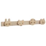 Perchero infantil de madera Animales