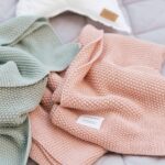 Manta de tricot mint - Imagen 4