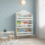 Estantería infantil biblioteca blanca - Imagen 4
