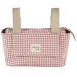 Organizador para silla I Love Vichy rosa