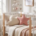 Cojín infantil estrella terracota - Imagen 2