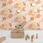 Papel pintado Let´s go Girls Marguerite blanco rosa - Imagen 2