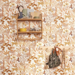 Papel pintado Let´s go Girls Jane rosa empolvado blanco - Imagen 3
