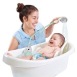 Ducha bañera elefante turquesa - Imagen 3
