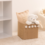Cojín infantil rectangular rosa - Imagen 5