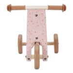 Triciclo de madera rosa - Imagen 6