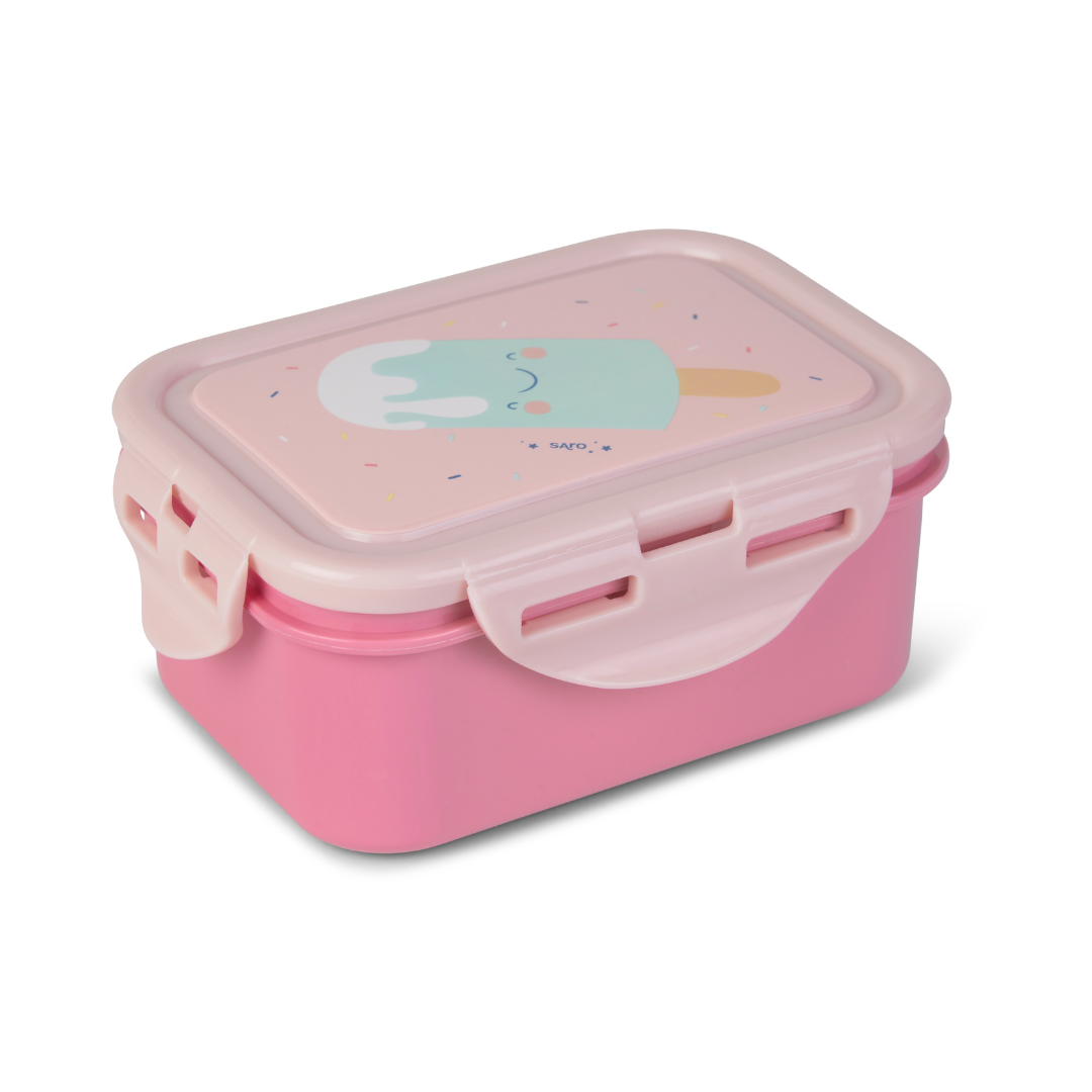 caja de alumerzo tupper Saro (4) Cajita mediana para alimentos Icre creams - Imagen 1