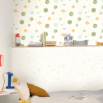 Papel pintado Les Mini Mondes - Via Láctea Beige - Imagen 3