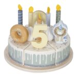Pastel de cumpleaños azul - Imagen 10