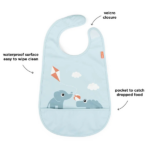 Babero con velcro Playground blue - Imagen 3