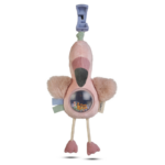 Sonajero con pinza Jungle Party Flamingo - Imagen 2