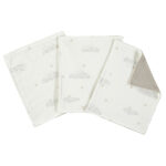 Pack de 3 toallitas Starry night blanco