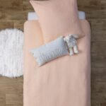 Funda nórdica infantil de cama + Cojín rosa