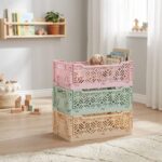 Caja plegable grande 40cm verde - Imagen 2