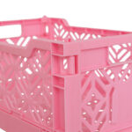 Caja plegable pequeña 30cm rosa - Imagen 7