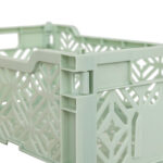 Caja plegable pequeña 30cm verde - Imagen 6