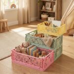 Caja plegable pequeña 30cm verde - Imagen 3
