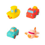 Pack de 4 juguetes de baño Vehículos - Imagen 7