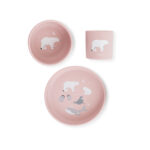 Set de alimentación 3 piezas print Polaris Rosa