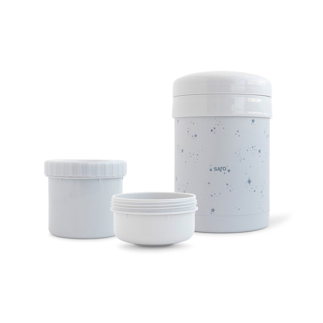 52397_D Termo papillero con secciones 700ml Gris - Imagen 1