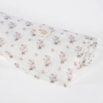 Muselina de algodón Botton Flor