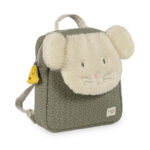 Mochila para guardería Ratoncito Poppy Musgo - Imagen 6