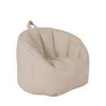 Sillón Puff infantil desenfundable beige - Imagen 5