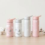 Botella térmica con pajita 350ml. Polaris Rosa - Imagen 3