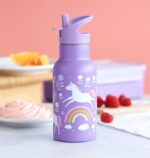 Botella de acero térmica 350ml. Unicornios - Imagen 3