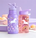 Botella de acero térmica 350ml. Unicornios - Imagen 4