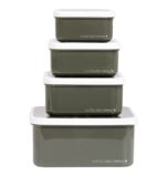 Set de 4 cajitas para alimentos Savanna - Imagen 3