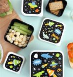 Set de 4 cajitas para alimentos Galaxy - Imagen 4