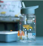 Botella infantil con caña Vehículos - Imagen 3