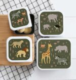 Set de 4 cajitas para alimentos Savanna - Imagen 2