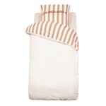Funda nórdica infantil de cama reversible Rayas Beige - Imagen 2