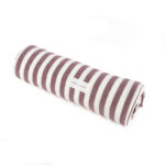 Set de Sábana bajera ajustable para capazo + muselina Cherry rayas