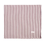 Set de Sábana bajera ajustable para capazo + muselina Cherry rayas - Imagen 4