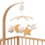 Móvil musical de madera beige naturals - Imagen 7