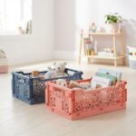 Caja plegable grande 40cm Azul Niágara - Imagen 2