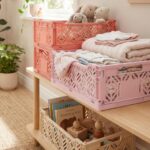 Caja plegable grande 40cm lila - Imagen 4