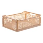 Caja plegable grande 40cm beige