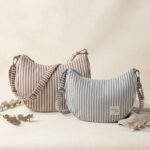 Bolso Crossbody góndola Praliné Rayas moka - Imagen 2