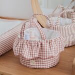 Cesta organizadora Praliné Rayas moka - Imagen 3