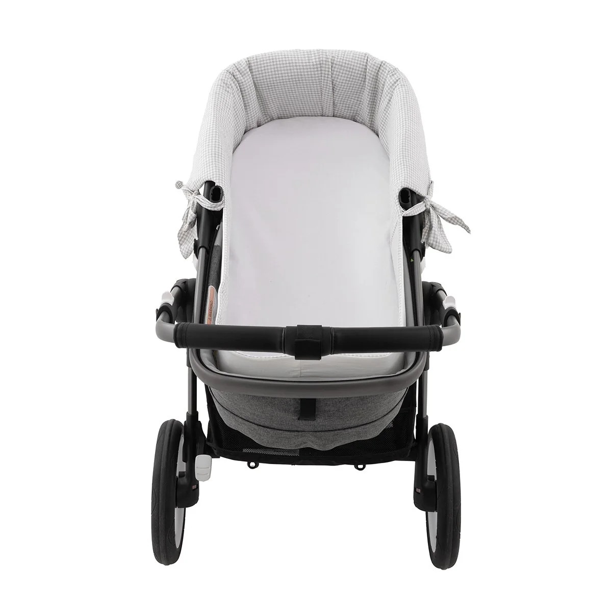 imgi_146_56015 Funda reversible para capazo con capota Polo grey - Imagen 1