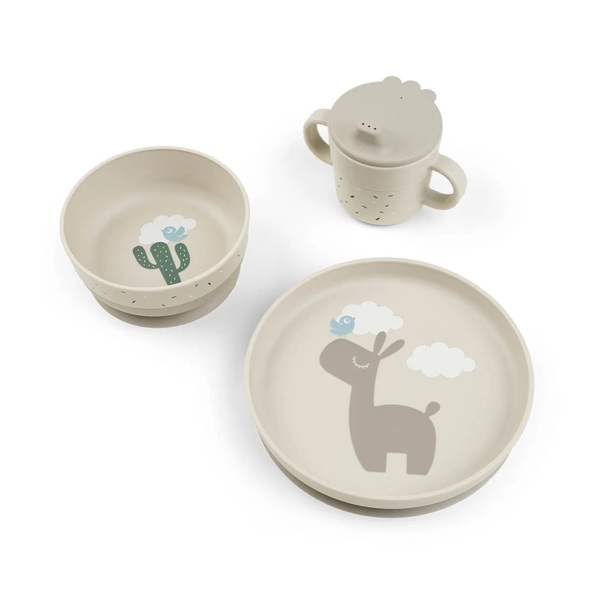 imgi_50_1593099 Vajilla infantil Lalee Puzzle Deer Lalee Sand - Imagen 1