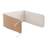 Funda nórdica con protector para cuna de 60 Senda beige - Imagen 3
