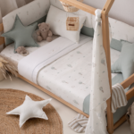 Funda nórdica + funda almohada para cuna Blue Sky - Imagen 2