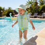 Gorro con protección solar 18-36 meses Tropicool Mint - Imagen 7
