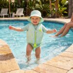 Gorro con protección solar 18-36 meses Tropicool Mint - Imagen 5