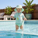 Gorro con protección solar 18-36 meses Tropicool Mint - Imagen 4